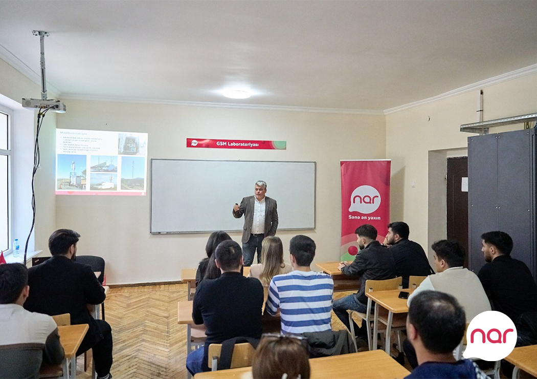 “Nar”ın dəstəyi ilə tələbələr üçün təlimlər keçirildi - FOTOLAR